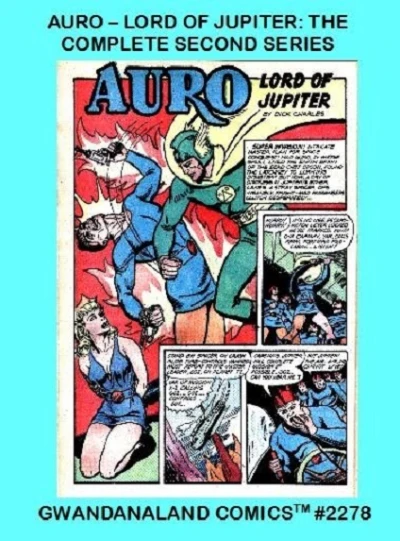 Cover of Auro - Lord of Jupiter: The Complete Second Series