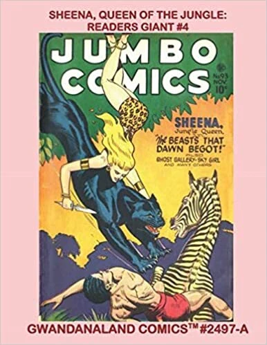 Cover of Sheena, Queen Of The Jungle Readers Giant #4
