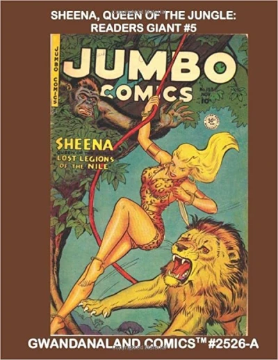 Cover of Sheena, Queen Of The Jungle: Readers Giant