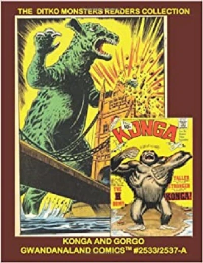 Cover of The Ditko Monsters Readers Collection: Konga and Gorgo
