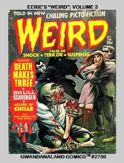 Cover of Eerie's "Weird" - Volume 3