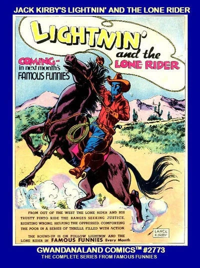 Cover of Jack Kirby's Lightnin' and the Lone Rider