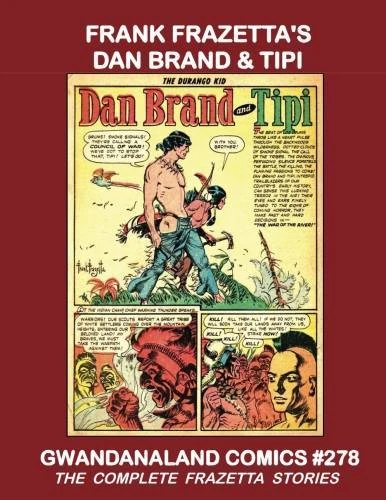 Cover of Frank Frazetta's Dan Brand & Tipi
