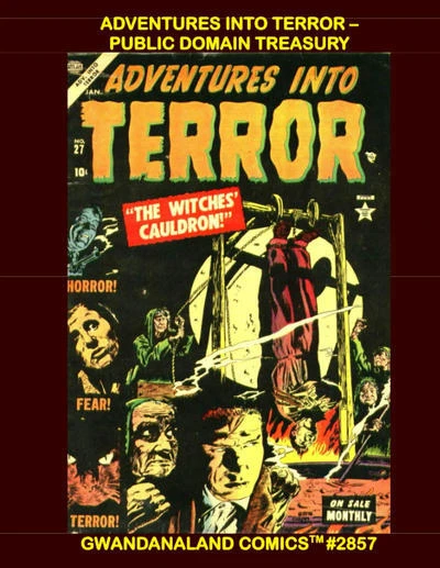 Cover of Adventures into Terror - Public Domain Treasury