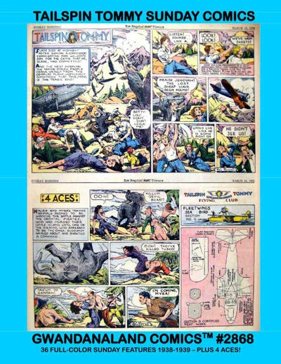 Cover of Tommy Tailspin Sunday Comics