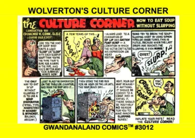 Cover of Wolverton's Culture Corner