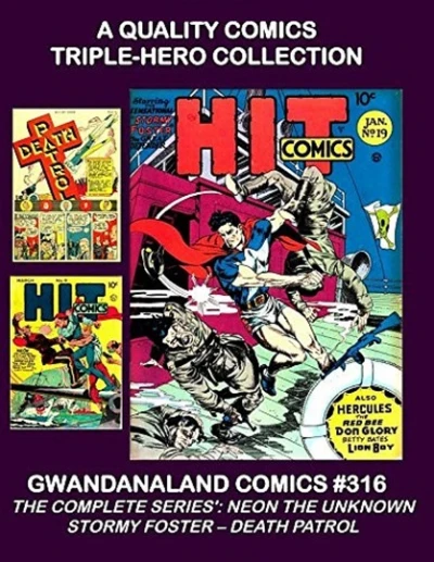 Cover of A Quality Comics Triple-Hero Collection