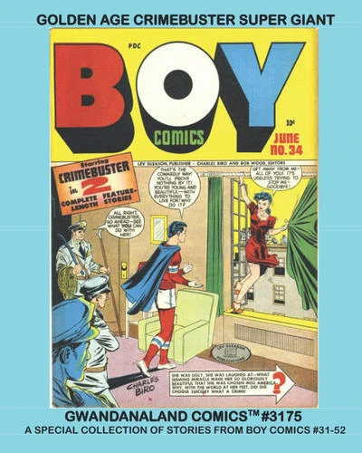 Cover of Golden Age Crimebuster Super Giant