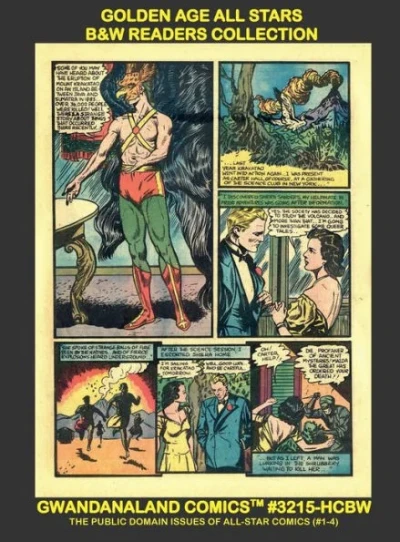 Cover of Golden Age All-Stars: B&W Readers Collection