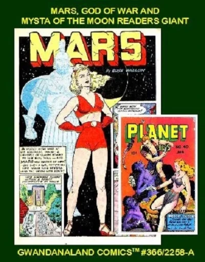 Cover of Mars, God of War and Mysta of the Moon Readers Giant