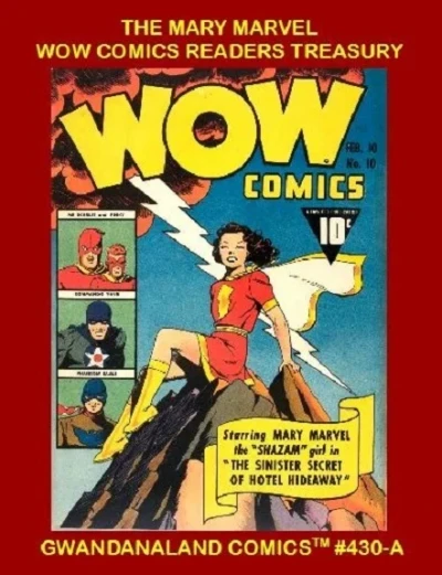 Cover of The Mary Marvel Wow Comics Readers Treasury