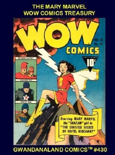 Cover of The Mary Marvel Wow Comics Treasury