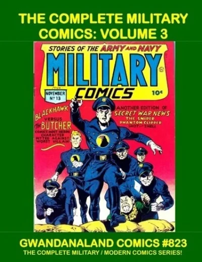 Cover of The Complete Military Comics: Volume 3