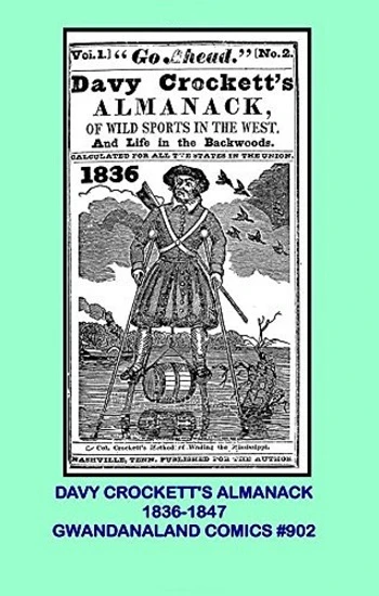 Cover of Davy Crockett's Almanack 1836-1847