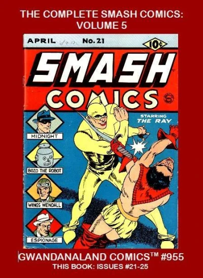 Cover of The Complete Smash Comics: Volume 5