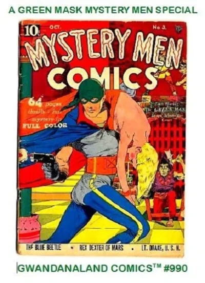 Cover of A Green Mask Mystery Men Special