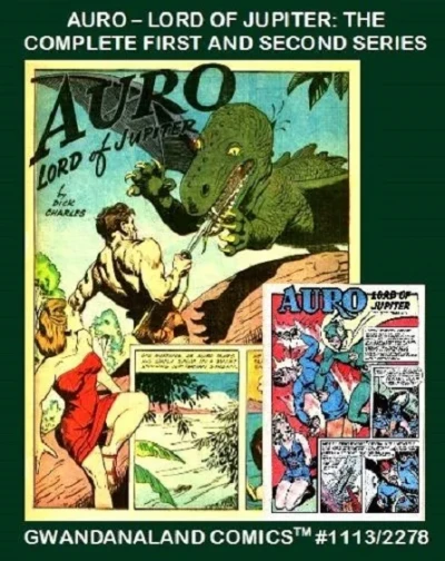 Cover of Auro - Lord of Jupiter: The Complete First and Second Series