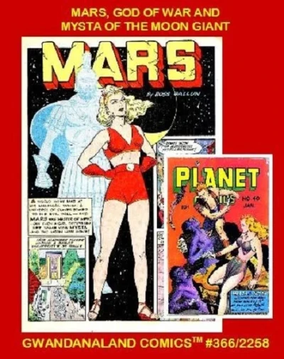 Cover of Mars, God of War and Mysta of the Moon Giant