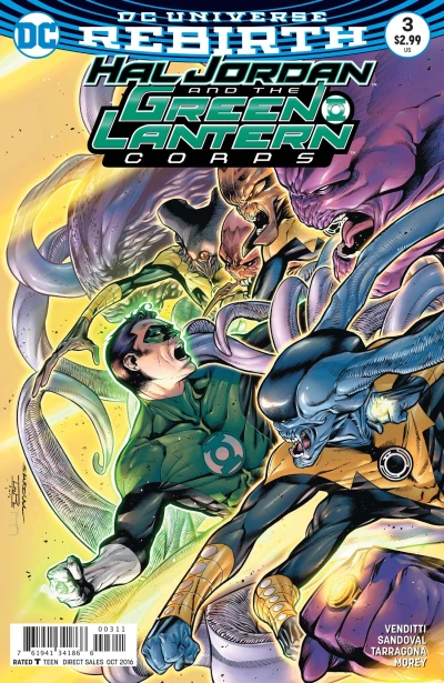Cover of Sinestro's Law Part 3: Innocents Lost