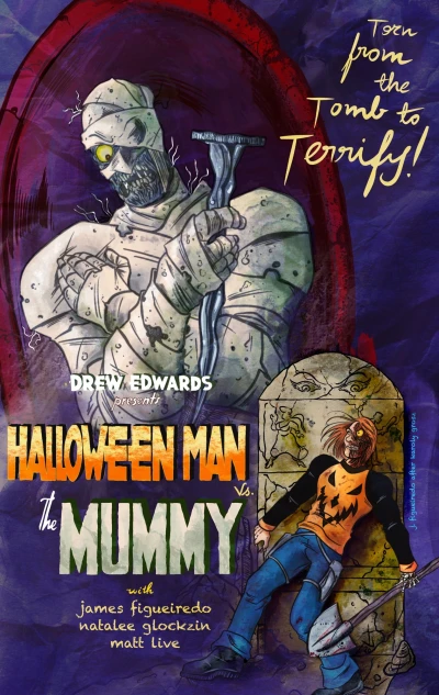 Cover of Halloween Man vs. The Mummy!