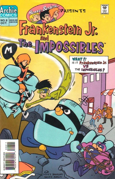 Cover of Frankenstein Jr. and The Impossibles