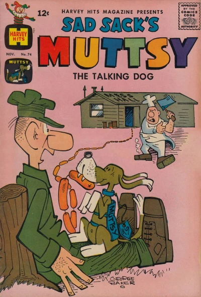 Cover of Sad Sack's Muttsy the Talking Dog