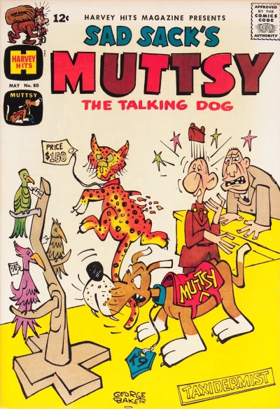 Cover of Sad Sack's Muttsy the Talking Dog