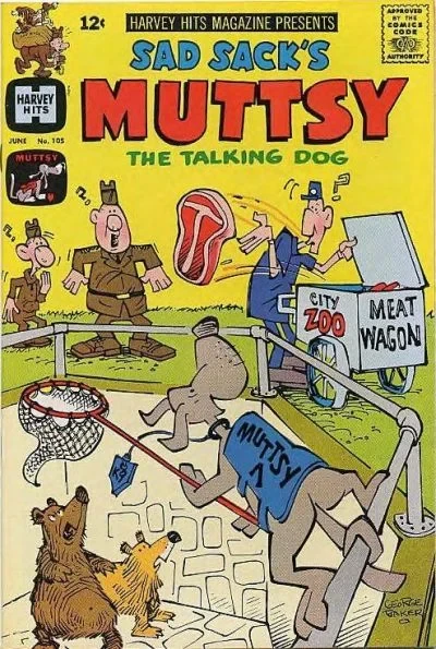 Cover of Sad Sack's Muttsy the Talking Dog