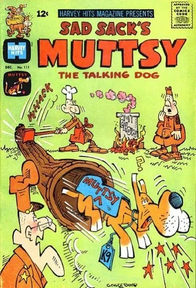 Cover of Sad Sack's Muttsy the Talking Dog