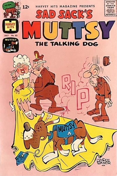 Cover of Sad Sack's Muttsy the Talking Dog