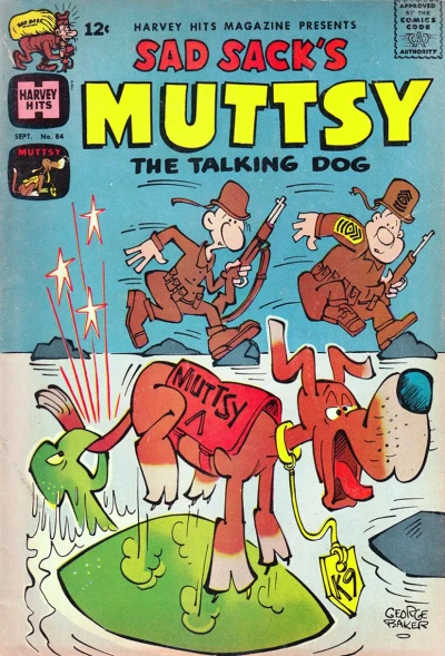 Cover of Sad Sack's Muttsy the Talking Dog
