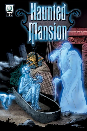 Cover of Night of the Caretaker's Dog; The Mummy's Curse; The Peppermint Girl; Mystery of the Manse, Part Three; William Gracey