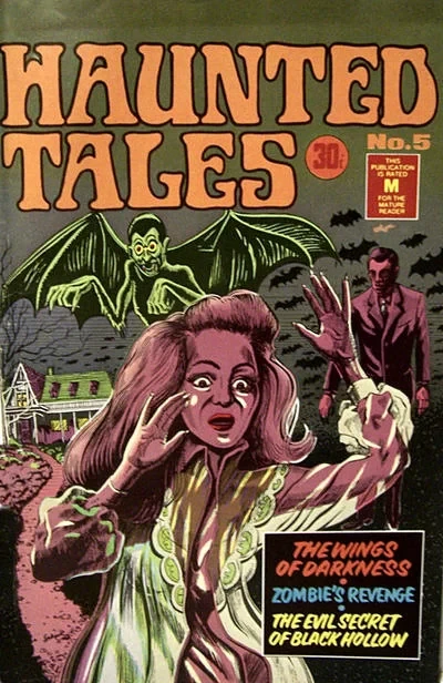 Cover of The Wings of Darkness ; Zombie's Revenge ; The Evil Secret of Black Hollow
