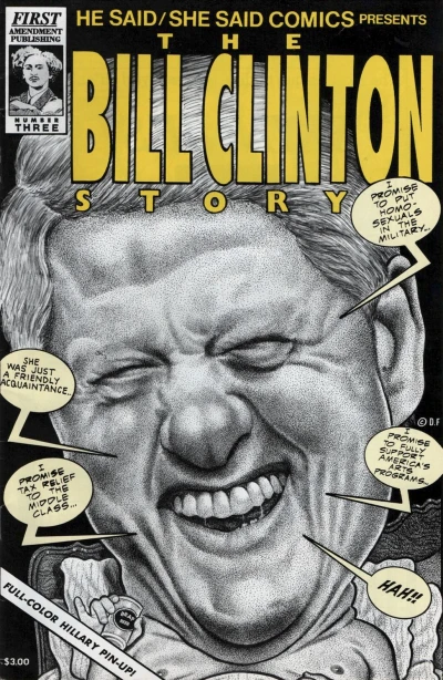Cover of The Bill Clinton Story; The Gennifer Flowers Story