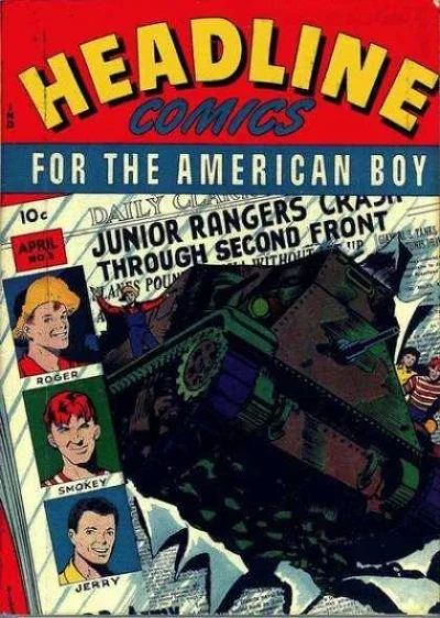 Cover of Junior Rangers crash through Second Front