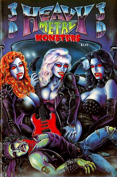 Cover of Heavy Metal Monsters (3-D Edition)