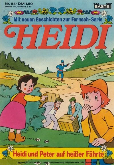 Cover of Heidi und Peter auf heisser Fährte