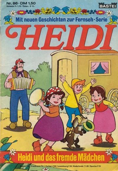 Cover of Heidi und das fremde Mädchen