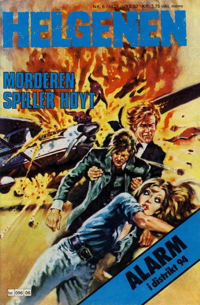 Cover of Morderen spiller høyt