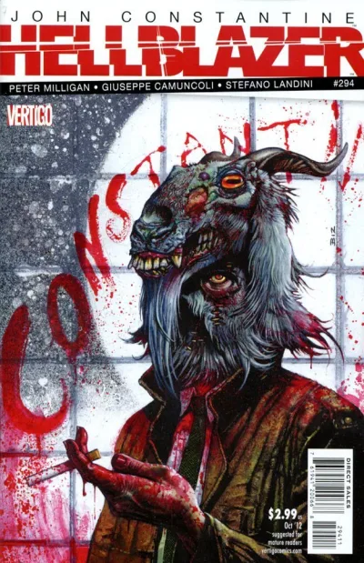 Cover of The Curse of the Constantines, Part Two: The Writing on the Wall