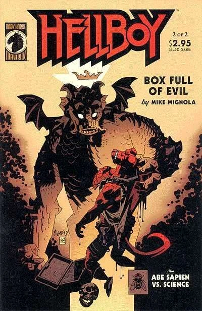 Cover of Box Full of Evil; Abe Sapien vs. Science