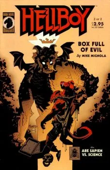 Cover of Box Full of Evil; Abe Sapien vs. Science