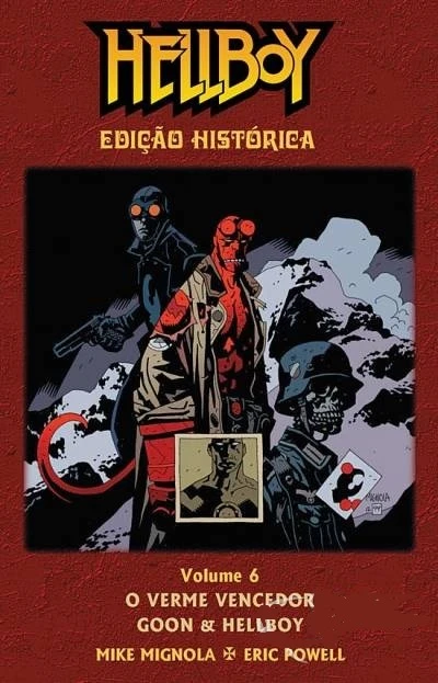 Cover of O Verme Vencedor ; Goon & Hellboy