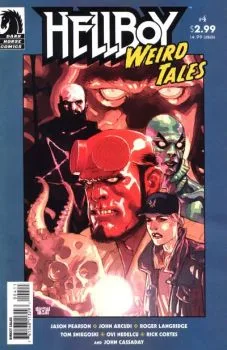 Cover of The Dread Within; Abe Sapien Star of the B.P.R.D; Haunted;  Doc Hollow's Grand Vibro-Destructo Machine Episode 4