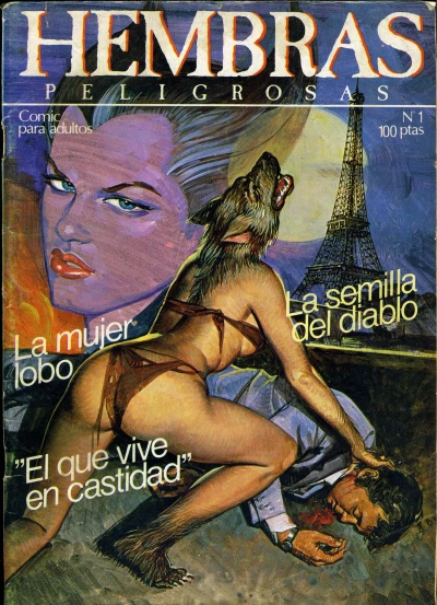 Cover of La mujer lobo; La semilla del diablo; El que vive en castidad