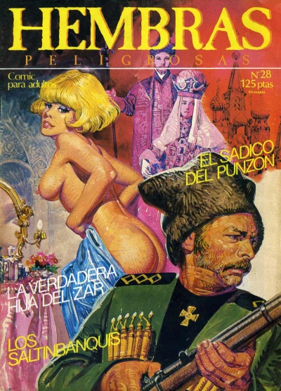 Cover of El Sadico del Punzon; La Verdadera Hija del Zar; Los Saltinbanquis