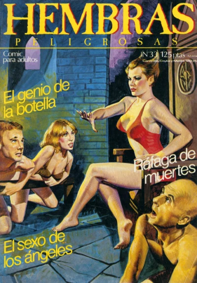 Cover of El Genio de la Botella; Rafaga de Muertes; El Sexo de los Angeles