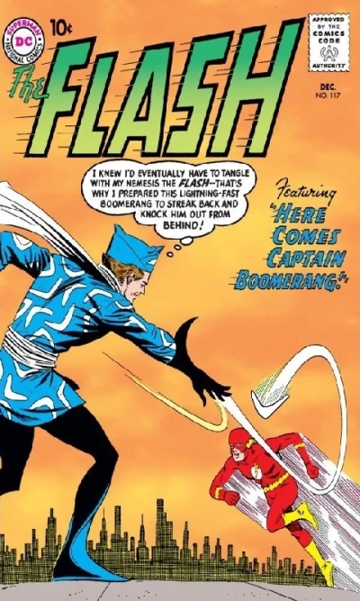 Cover of Here Comes Captain Boomerang! / The Mad-cap Inventors of Central City!