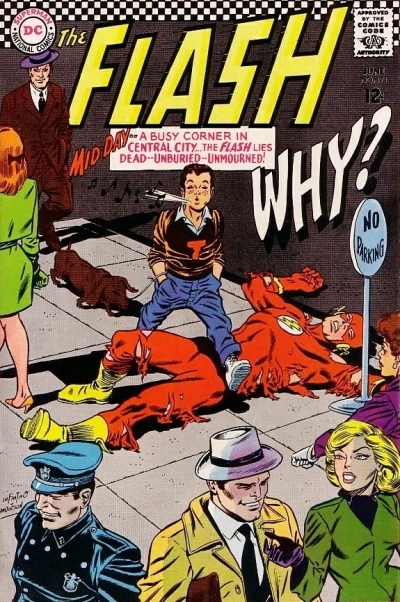 Cover of Here Lies The Flash--Dead And Unburied