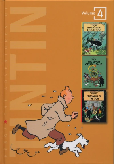 Cover of Red Rackham's Treasure; The Seven Crystal Balls; Prisoners of the Sun